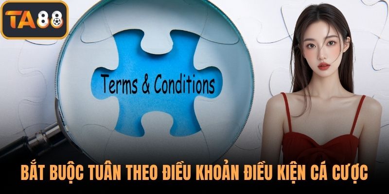 Bắt buộc tuân theo điều khoản điều kiện cá cược