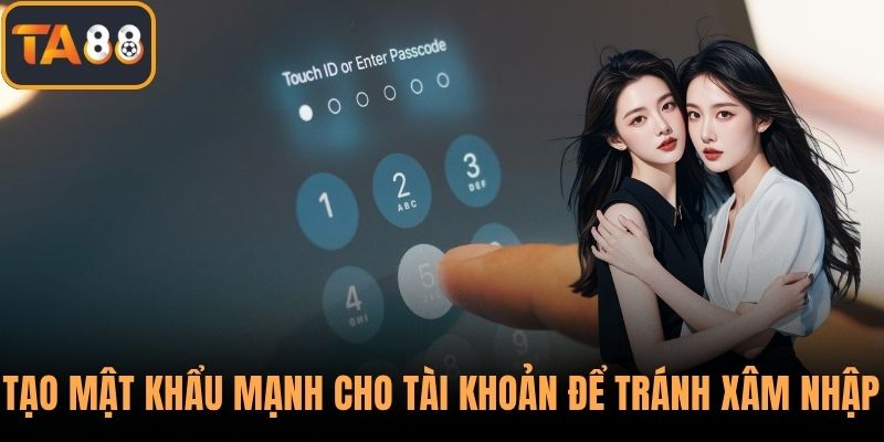 Tạo mật khẩu mạnh cho tài khoản để tránh xâm nhập
